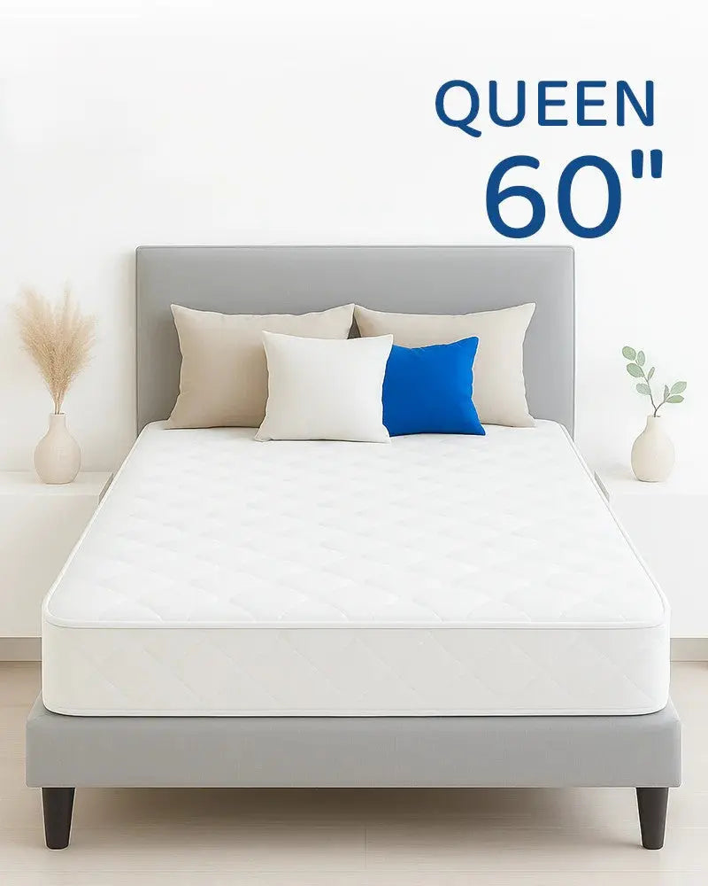 Queen 60-inch mattresses in foam or hybrid