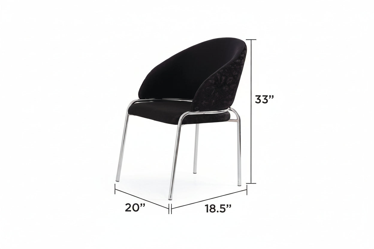 Astoria Chrome Dining Chair