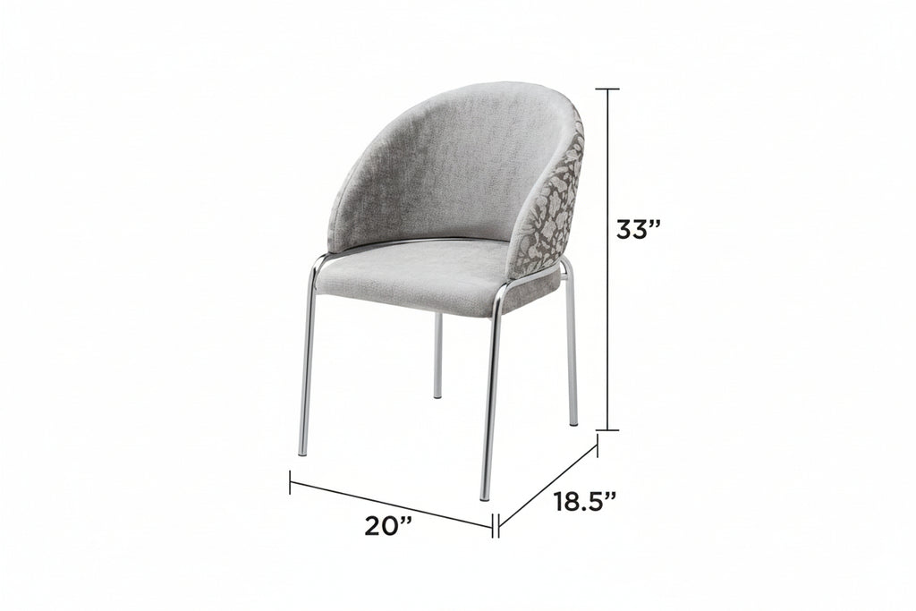 Astoria Dining Chair-Grey
