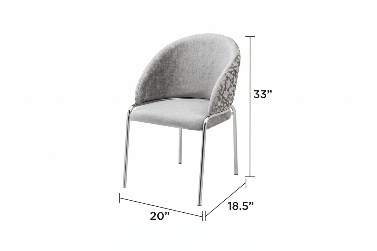 Astoria Dining Chair-Grey