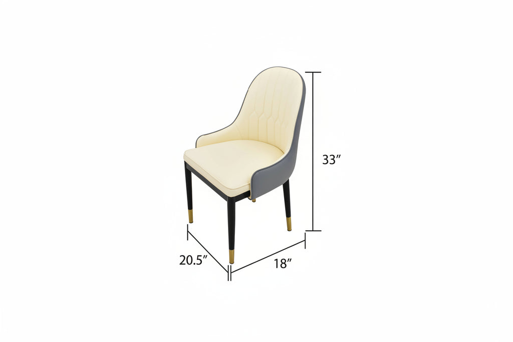 Velmont Gold Accent Chairs(set of 2)