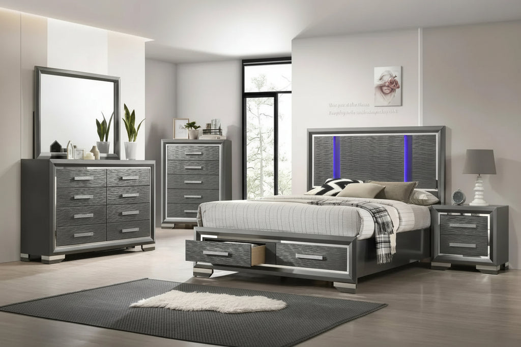 Juliette Queen Bedroom Set Meuble Divino