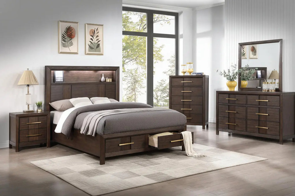 Kenzo Queen Bedroom Set Meuble Divino