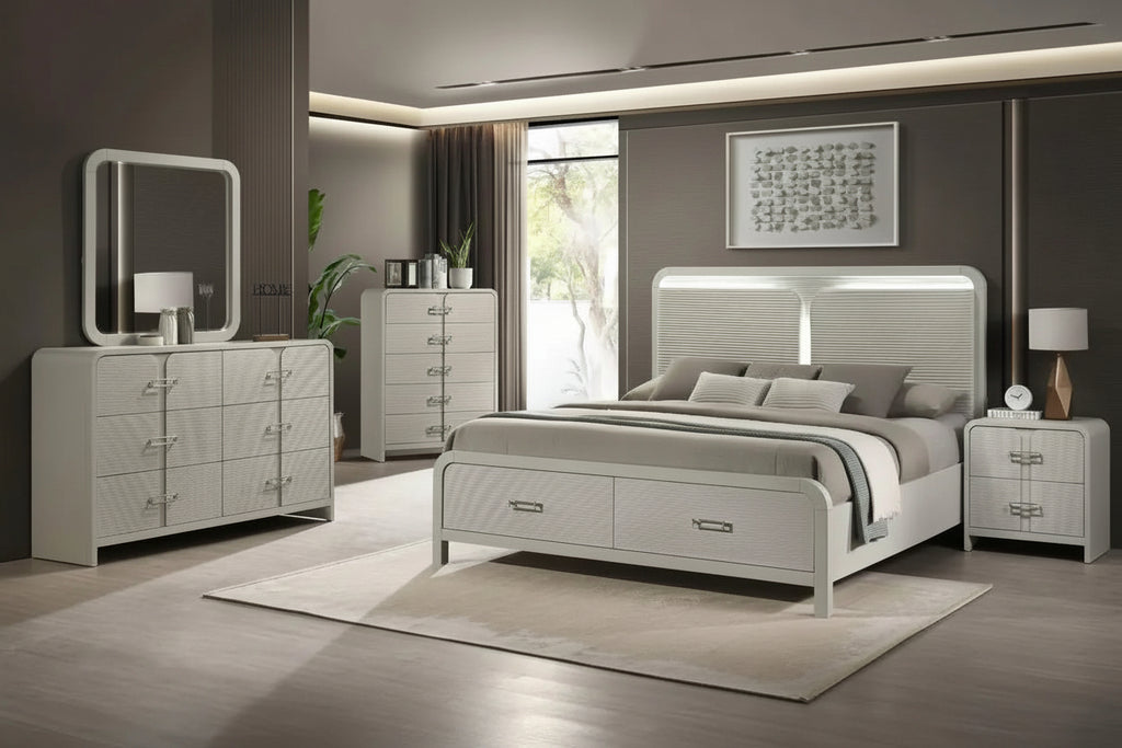 Aria queen bedroom set Meuble Divino