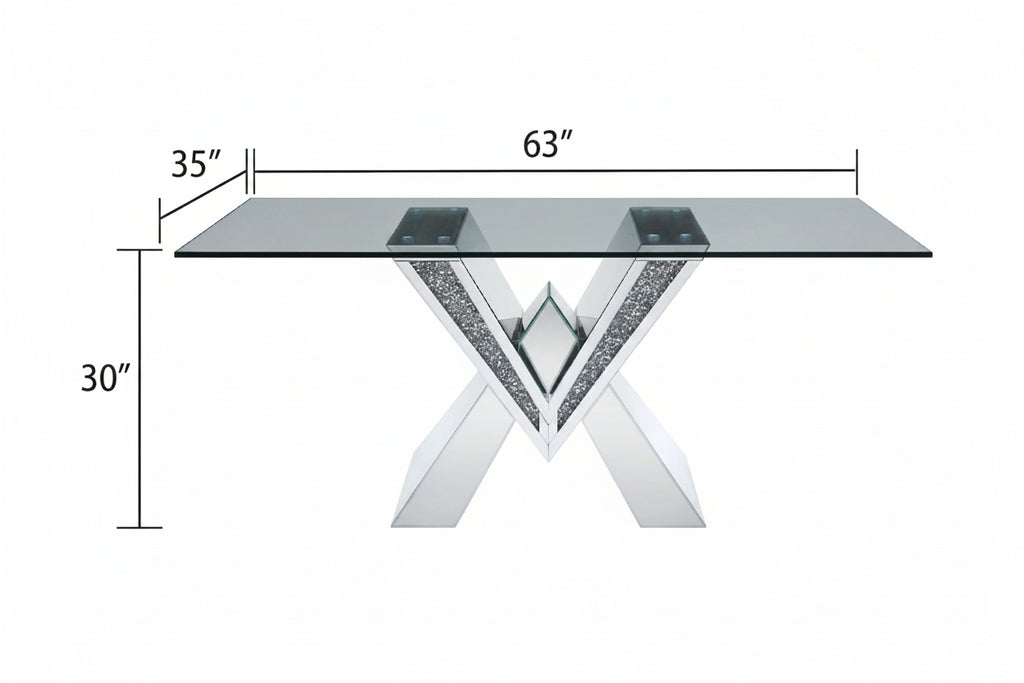 Imperial Glass Dining Table
