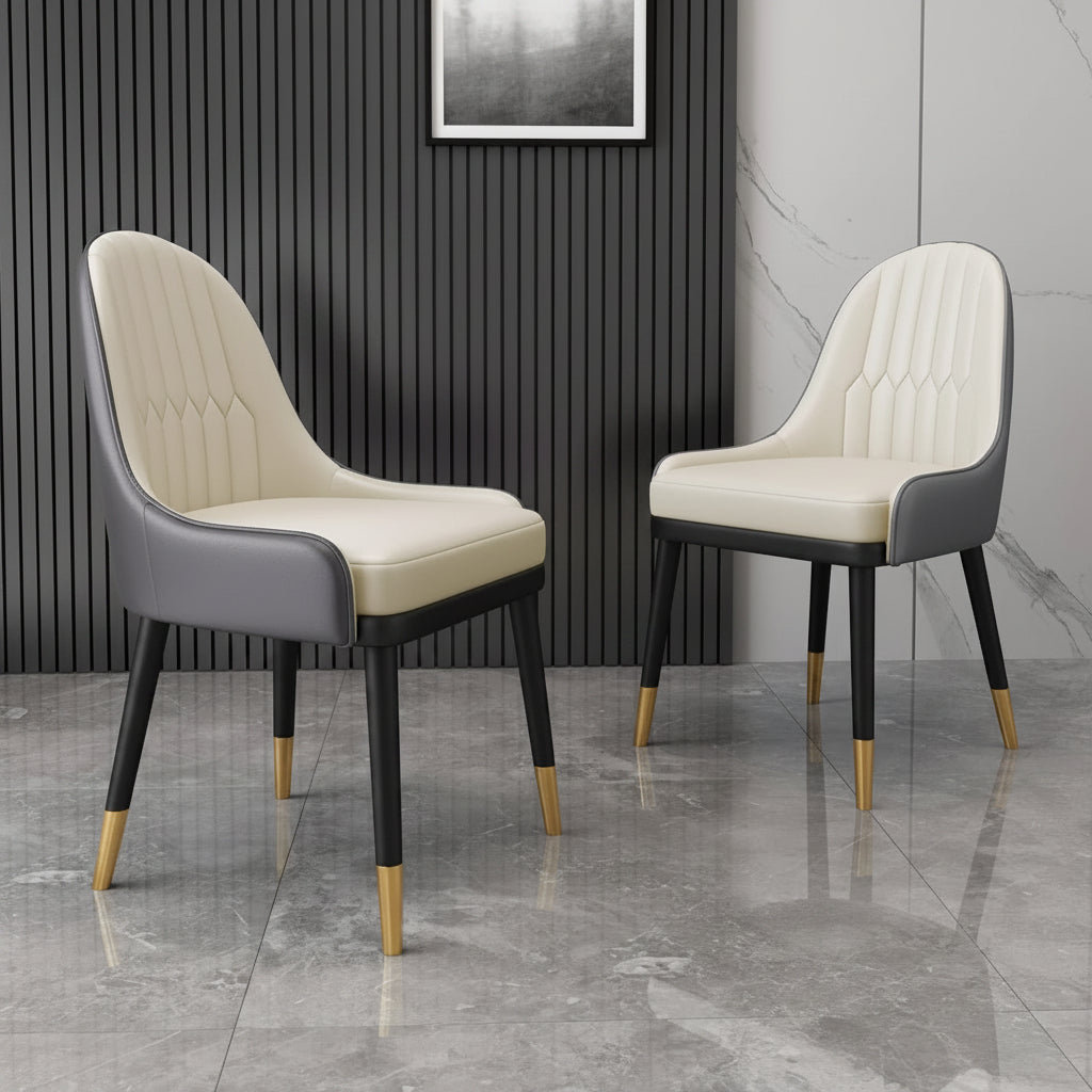 Velmont Gold Accent Chairs(set of 2)