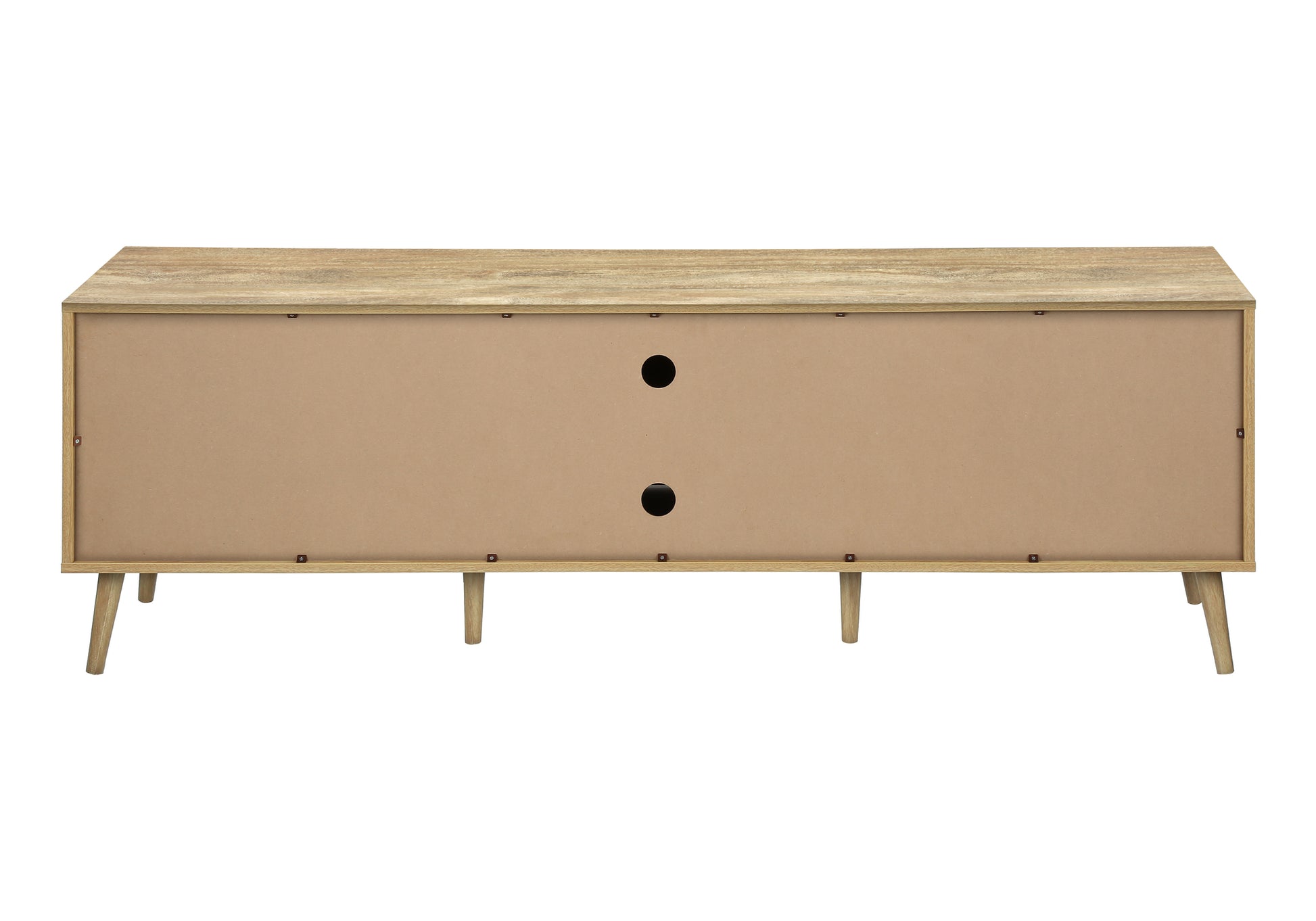 72” Mid-Century TV Stand with Storage — Walnut