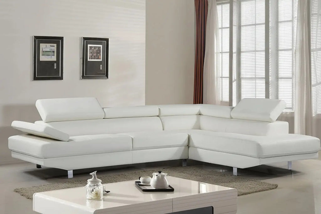 Modern Aspen sectional sofa by MTL meubles et Matelas, featuring plush cushions and a sleek design for comfortable living space.