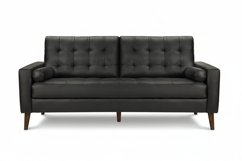 Meuble Divino Astor sofa with plush fabric and modern design, featuring wide armrests and stylish cushions.