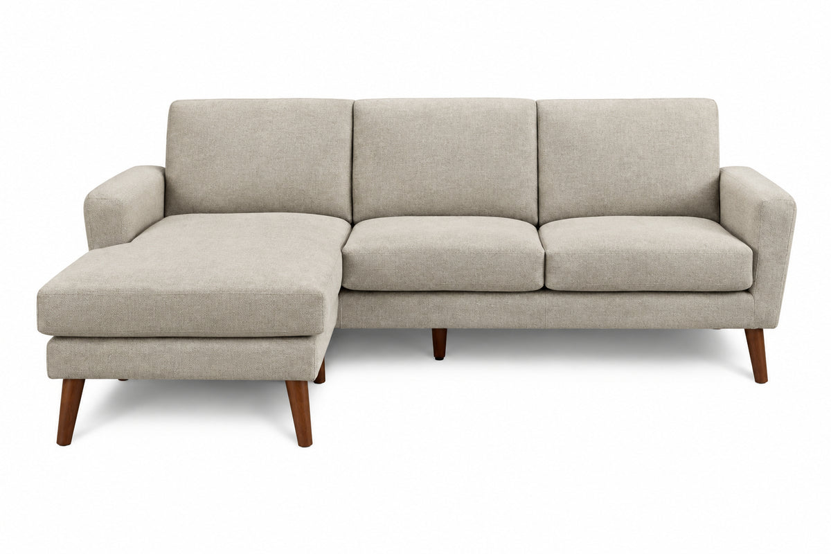 Meuble Divino Leonnex sectional sofa showing plush upholstery and modern design in a spacious living room setting.