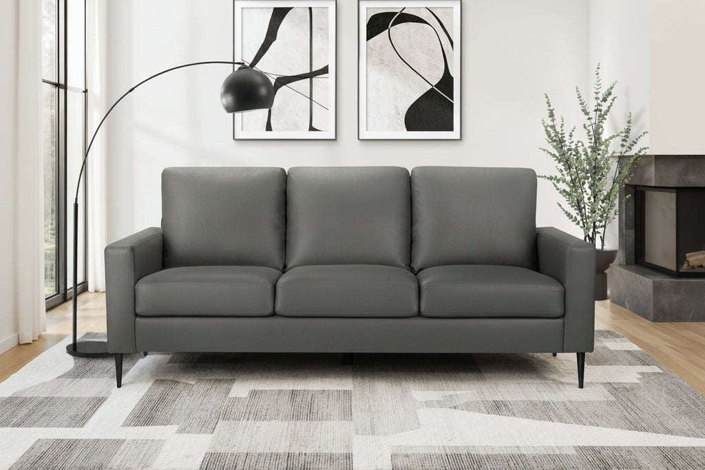 Meuble Divino Monroe sofa with sleek fabric upholstery and plush cushioning, shown in a modern living room setting.