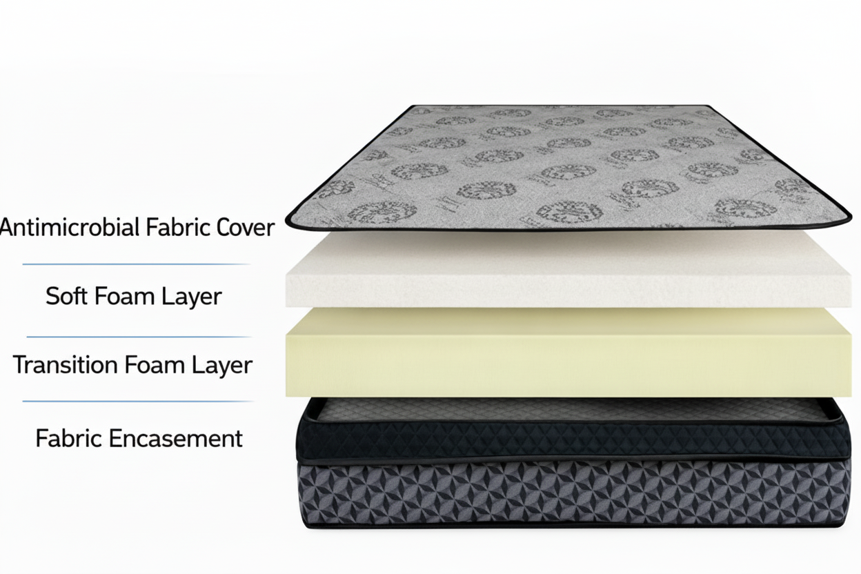 Matelas Queen avec surmatelas moelleux Cozy Cloud