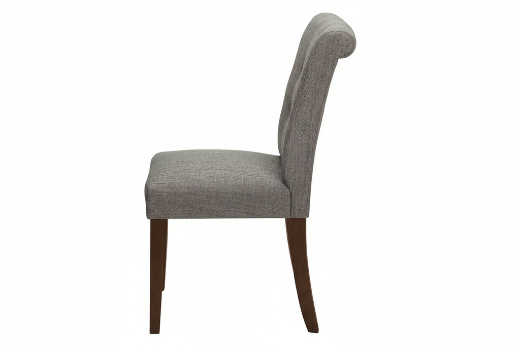 Set of two Meuble Divino dining chairs with cushioned upholstered seats and backs, featuring a comfortable, modern design.