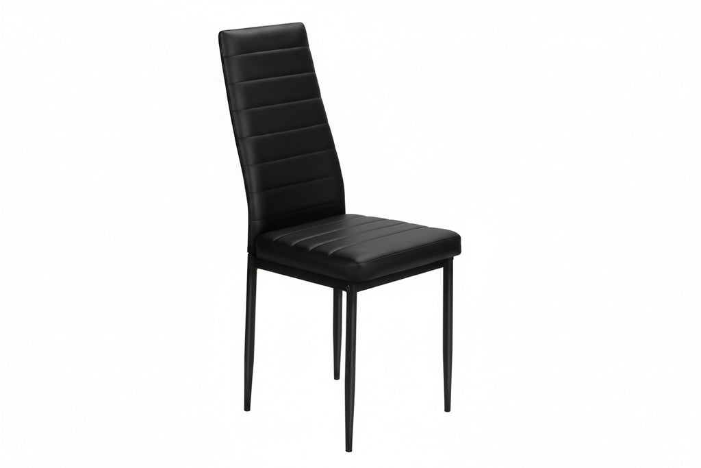 Modern High-Back Dining Chairs – Set of 2