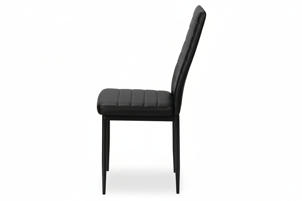Modern High-Back Dining Chairs – Set of 2