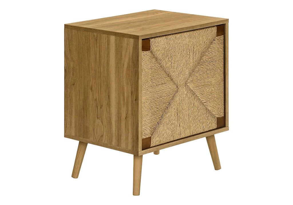 Light Walnut finish night stand Meuble Divino