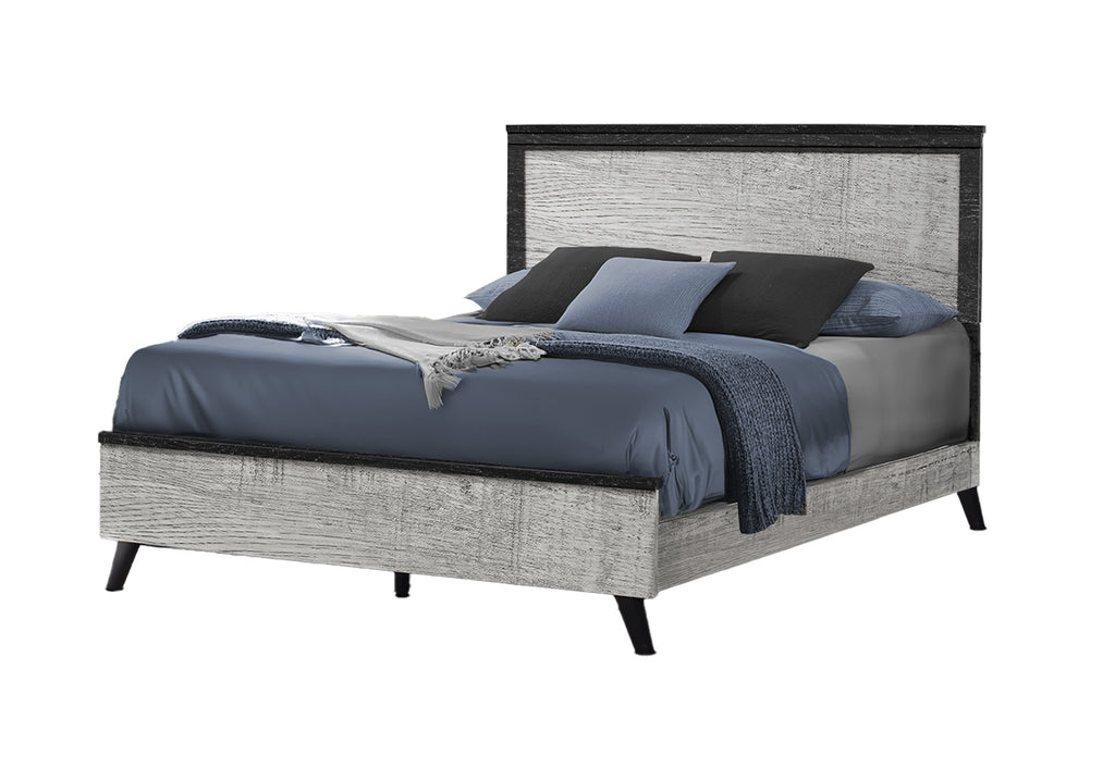254 Queen Grey Reclaimed Wood