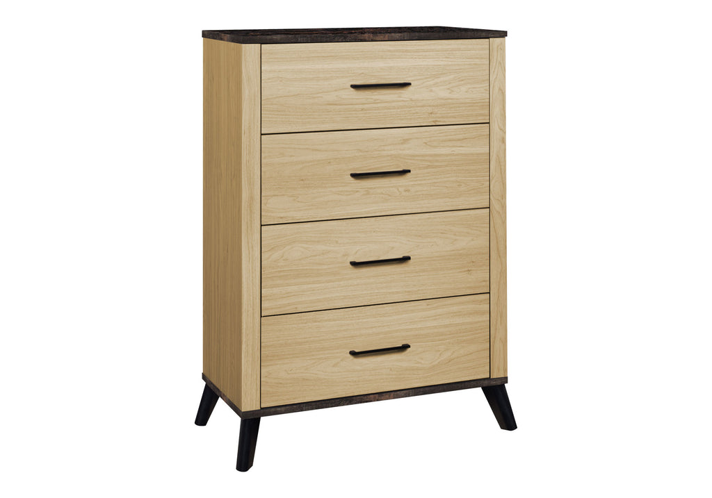 Ensemble complet 255 chêne clair Queen