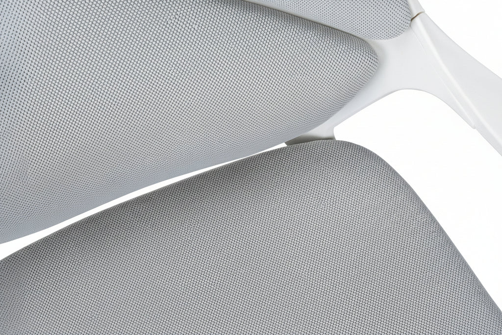 Modern Grey Fabric High-Back Executive Office Chair