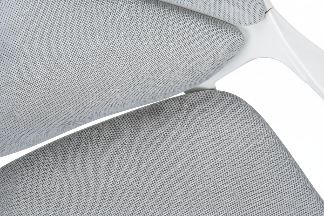 Modern Grey Fabric High-Back Executive Office Chair