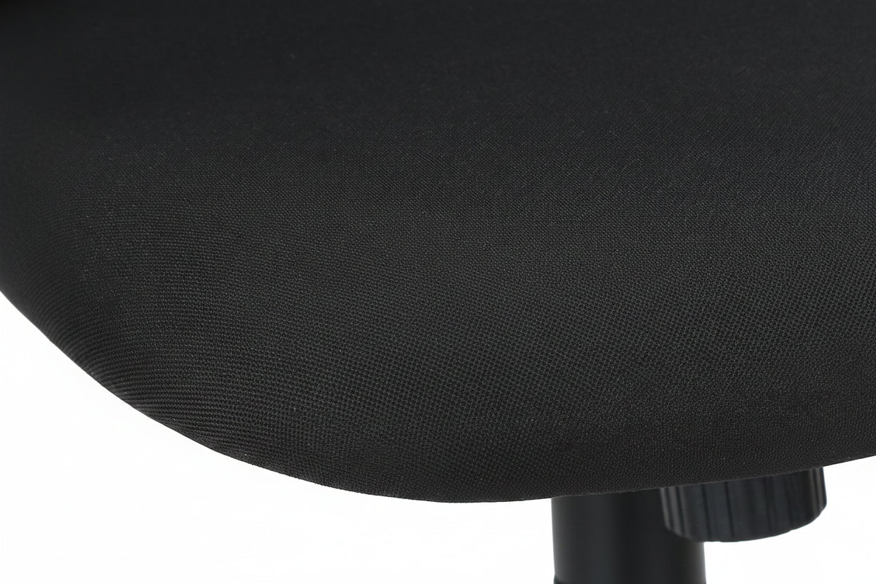 Modern Black Fabric High-Back Executive Office Chair
