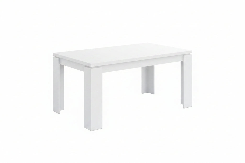 Table de salle à manger urbaine blanche