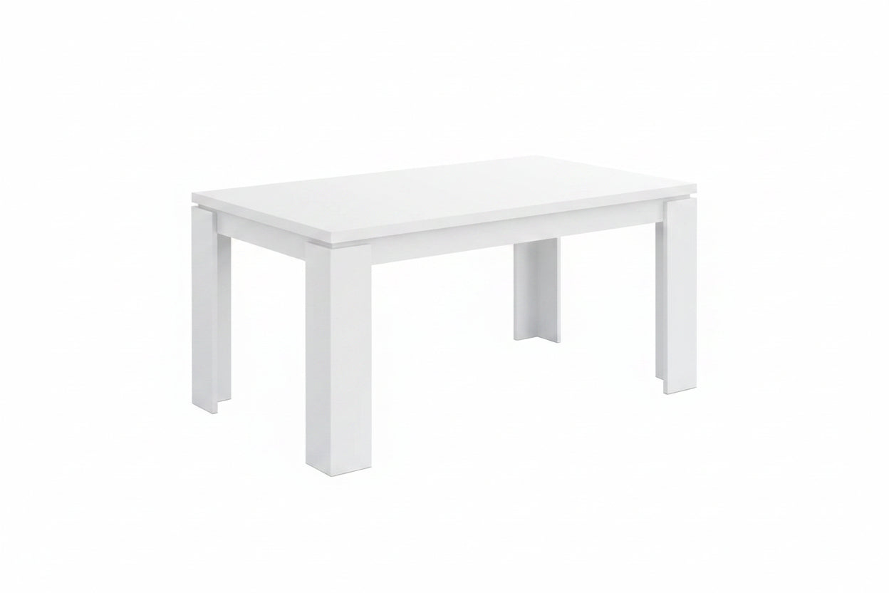 Table de salle à manger urbaine blanche
