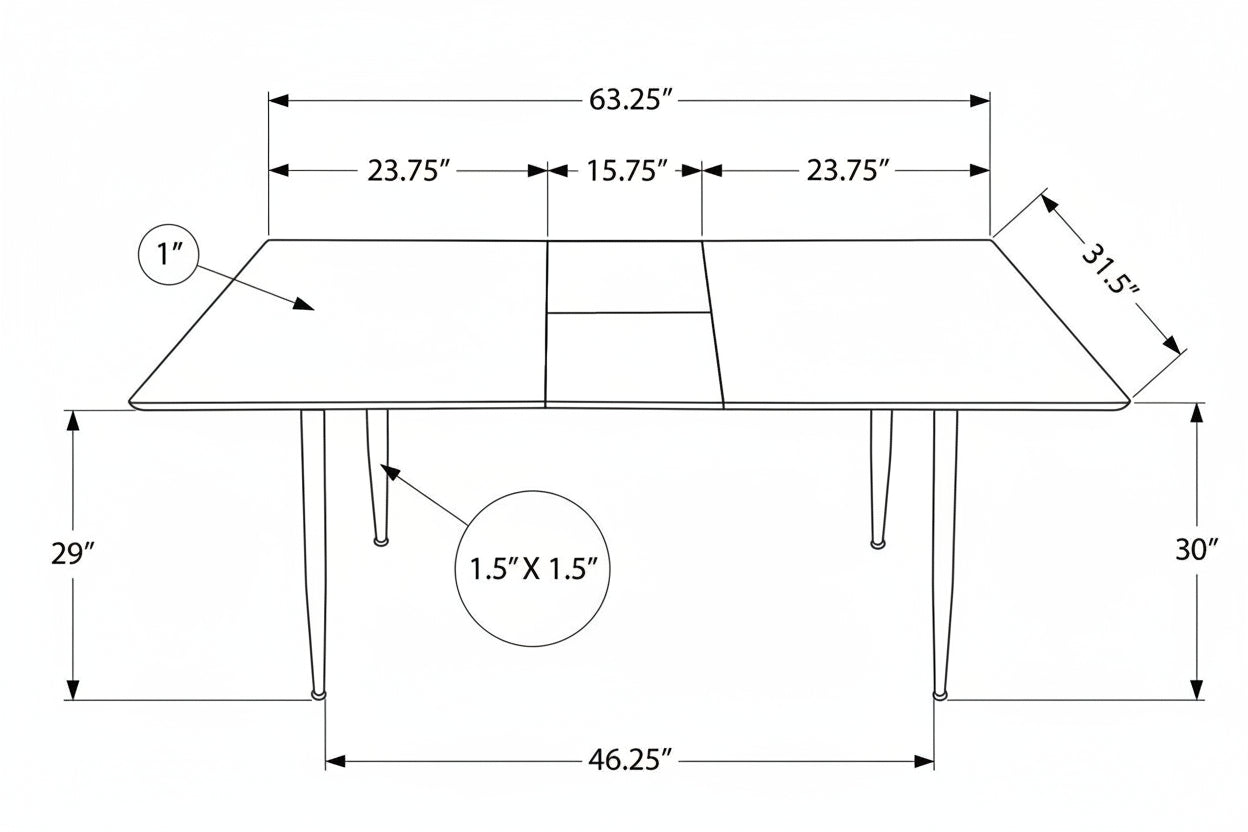 Table à manger extensible Slate