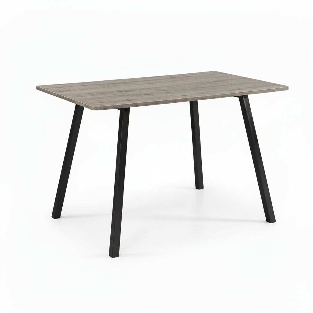 Table de salle à manger moderne 48" – Taupe et noir