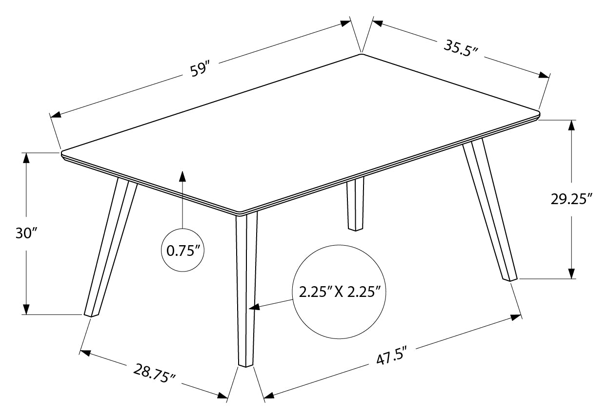 Dining set with four blue or grey fabric chairs by Meuble Divino, featuring a modern dining table and comfortable seating.