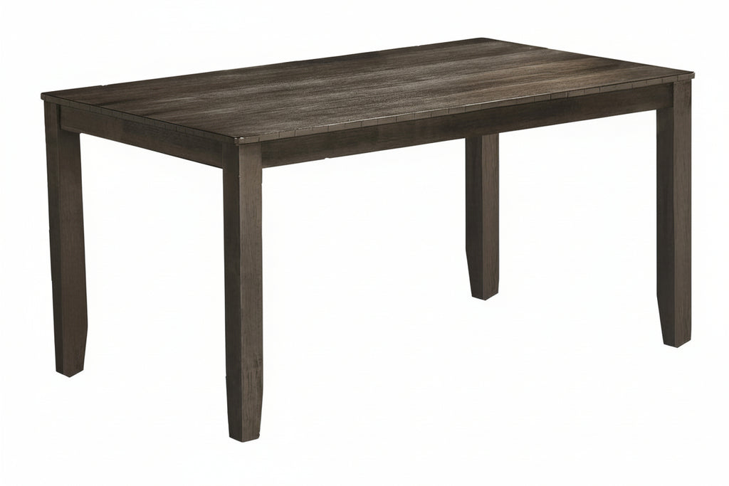 Antique grey 60-inch dining table by Meuble Divino, showcasing a sturdy wooden surface and elegant design for dining room decor.