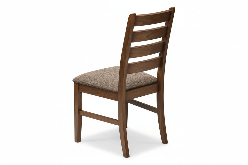 Pair of upholstered dining chairs from Meuble Divino, set of 2, featuring plush fabric and modern design for dining room decor.