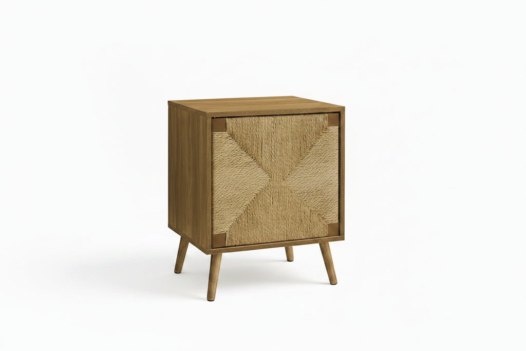 Light Walnut finish night stand Meuble Divino