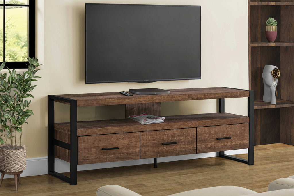 Meuble TV avec 3 tiroirs