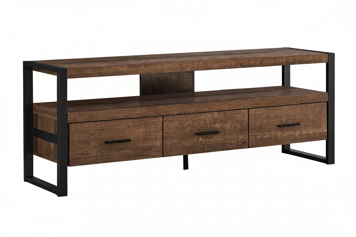 Meuble TV avec 3 tiroirs