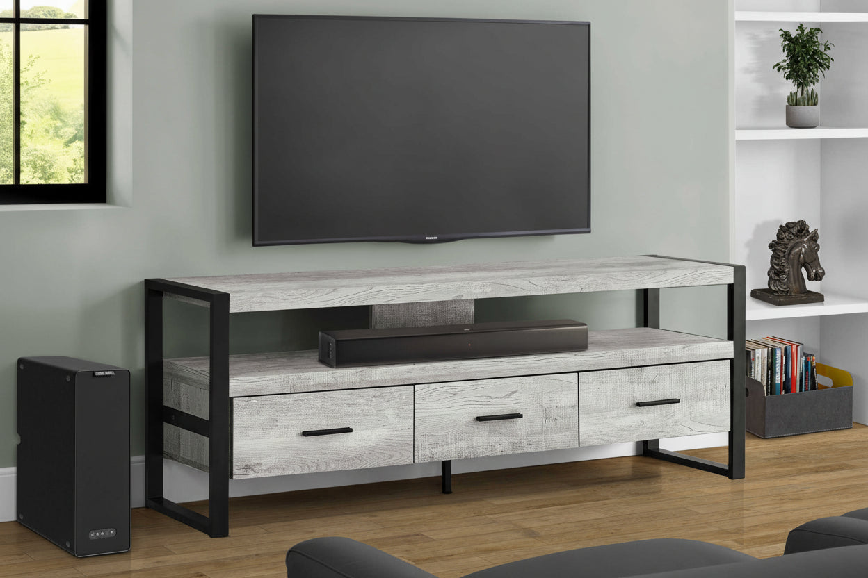 Meuble TV avec 3 tiroirs