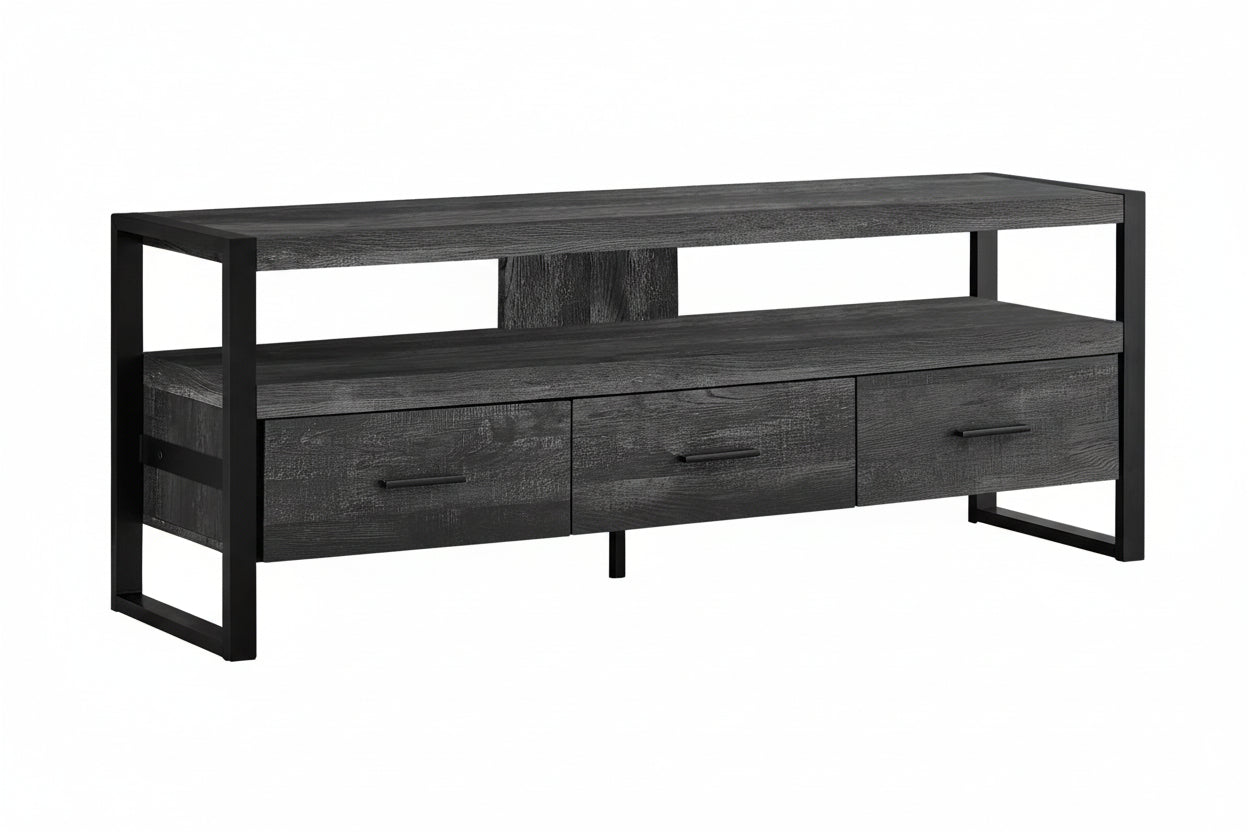 Meuble TV avec 3 tiroirs