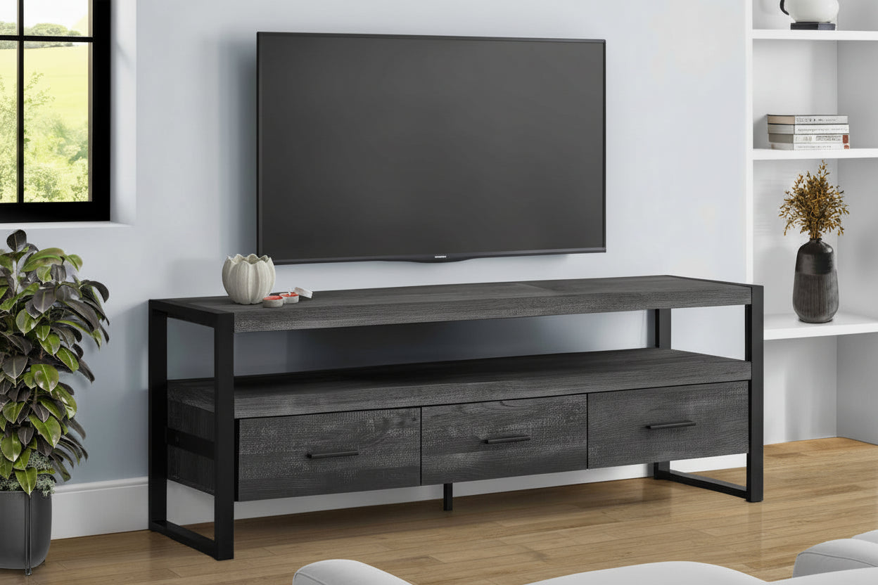 Meuble TV avec 3 tiroirs