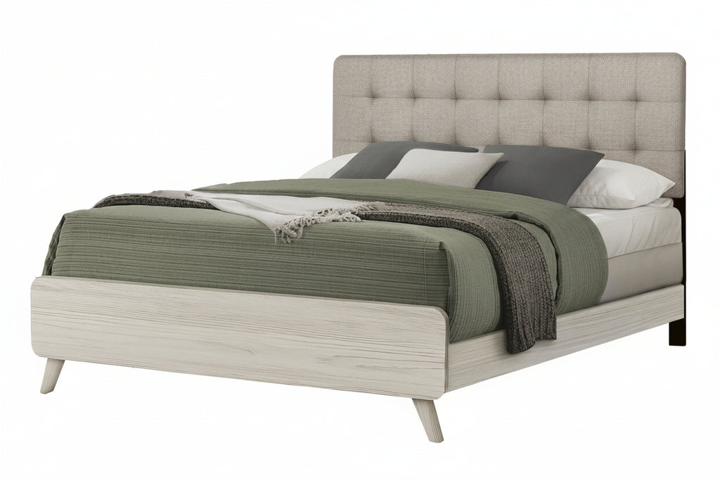 230 Tissu gris Fini noyer