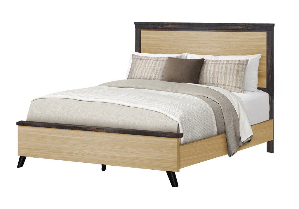 Ensemble complet 255 chêne clair Queen