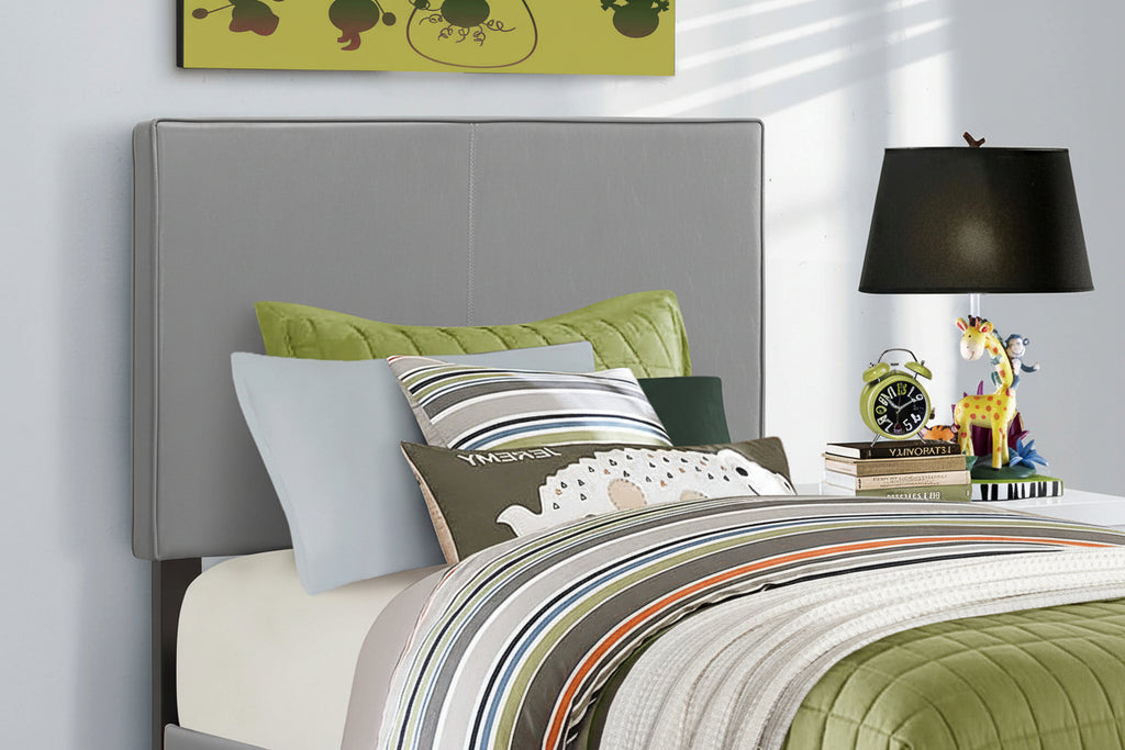 PU leather single bed from Meuble Divino featuring a modern design and sleek finish, ideal for contemporary bedroom decor.
