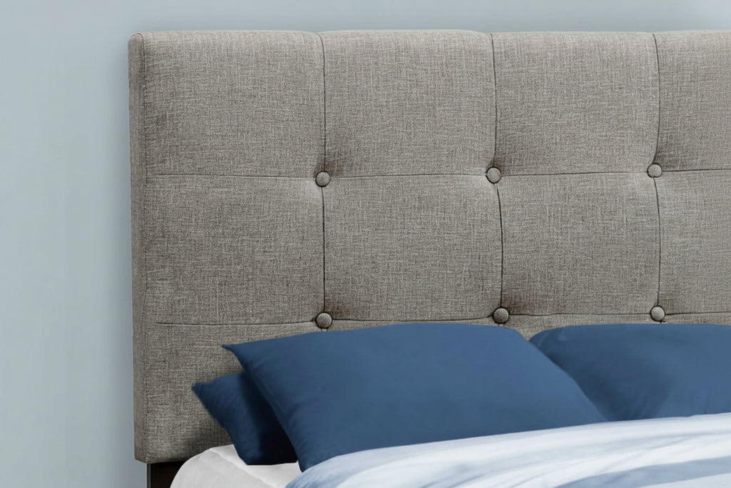 Tissu d'aspect lin Nexa gris