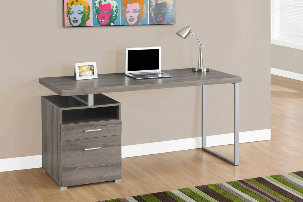 Westwood reversible computer desk with drawers