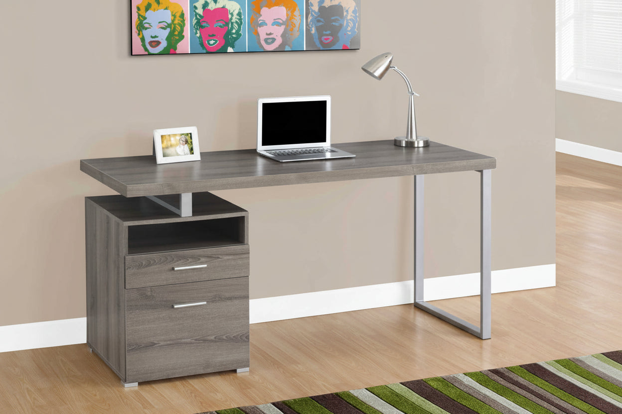 Westwood reversible computer desk with drawers