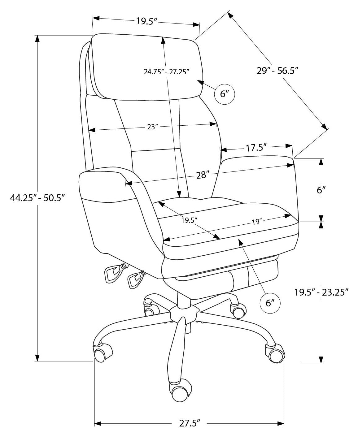 Apex High-Back Reclining Office Chair with Footrest