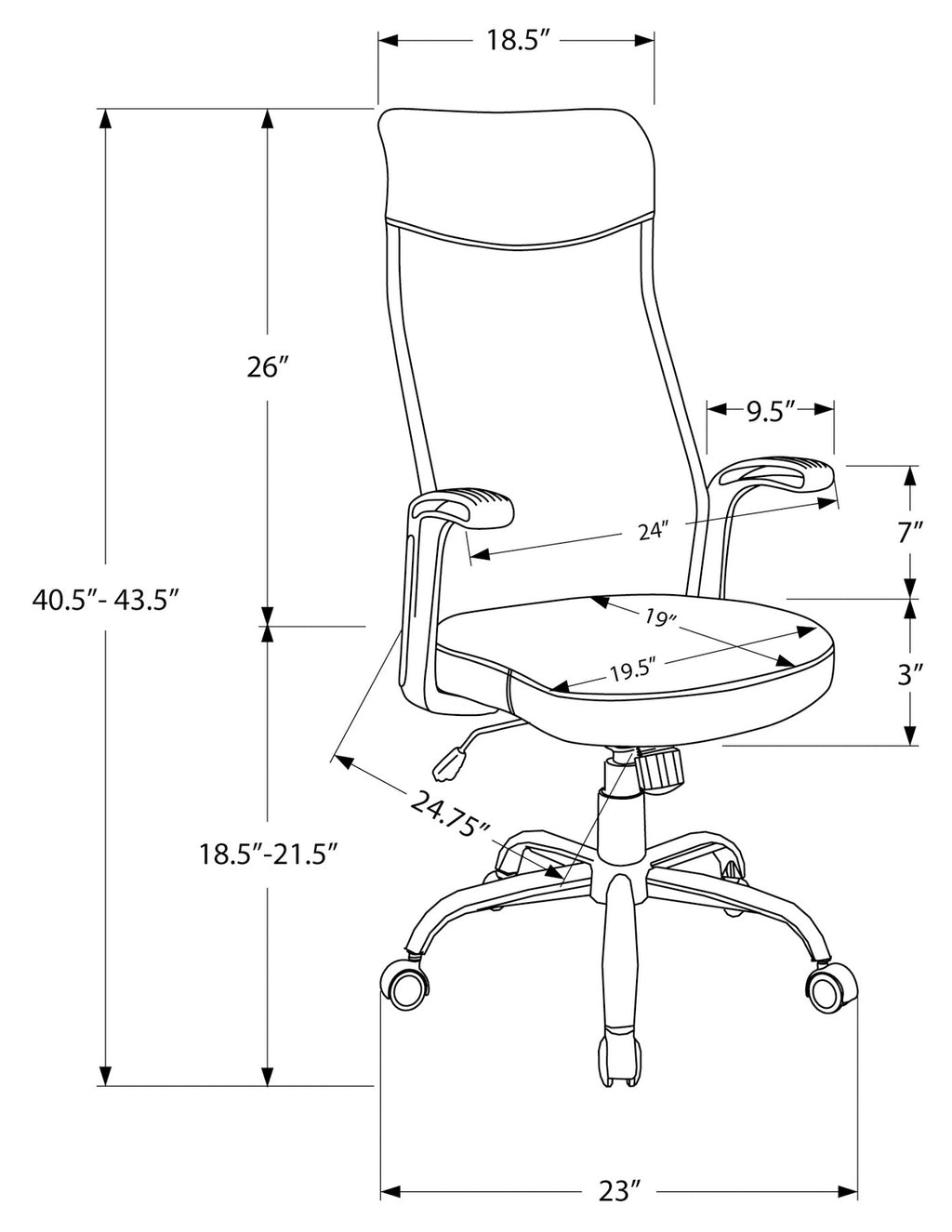 Avery Executive Office Chair