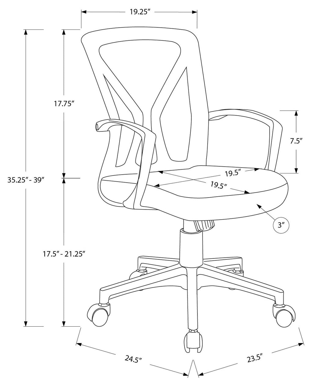 Ergonomic Gaming Office Chair – Black & Red
