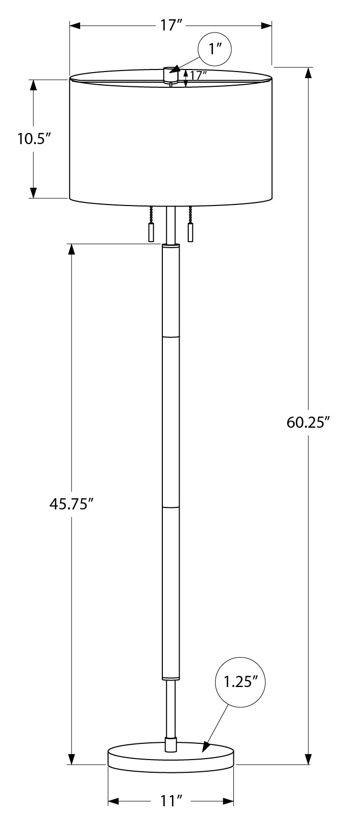 Avery Dual-Light Modern Floor Lamp by Meuble Divino featuring sleek design with adjustable dual lighting for stylish home illumination.