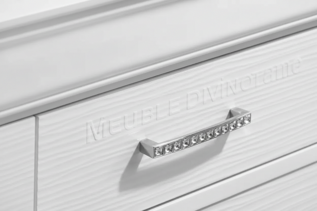 Brook Bedroom Set Queen – White 6 pieces MTL Meubles et Matelas