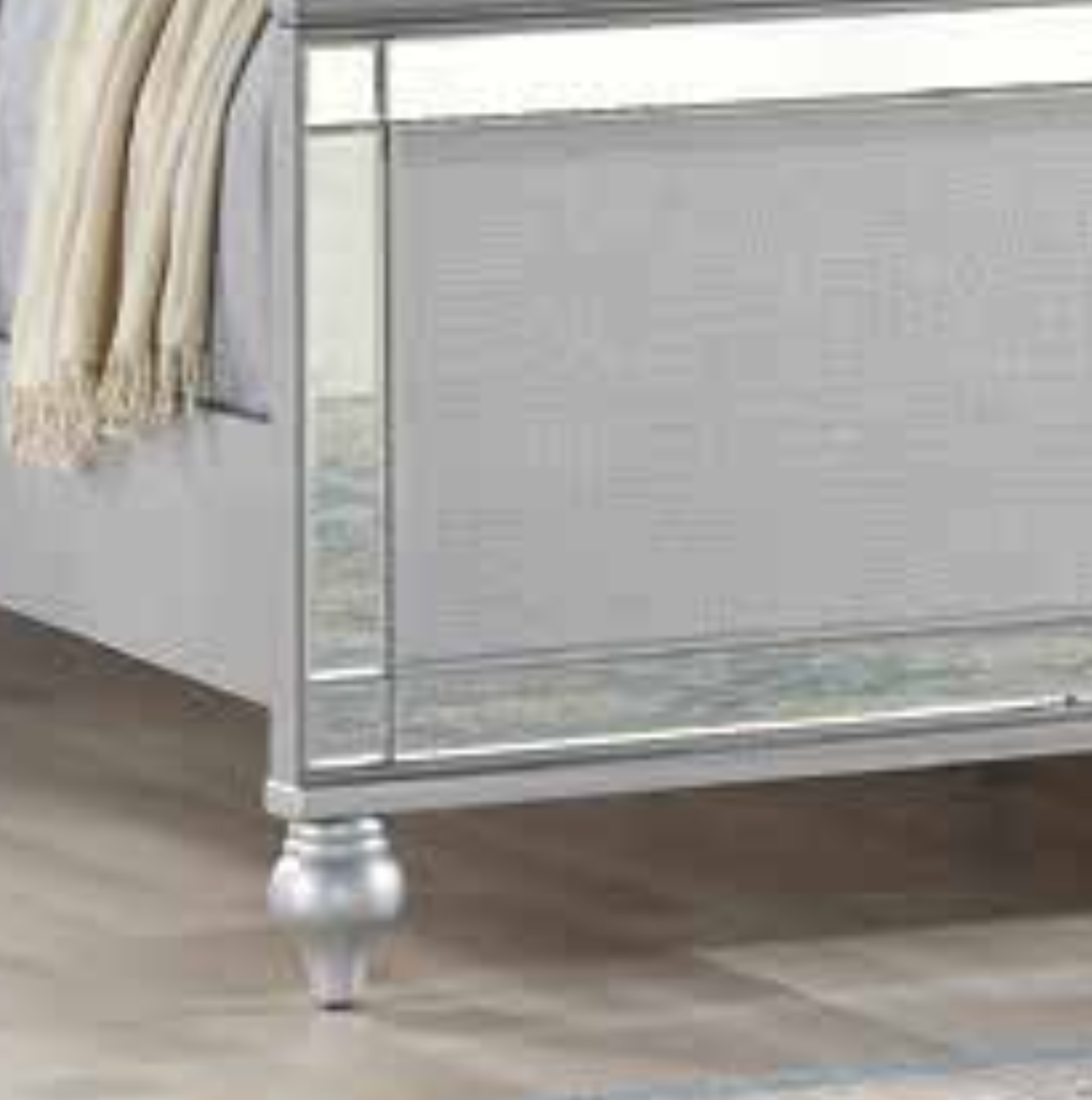 Elegant Bedroom Set King – Silver